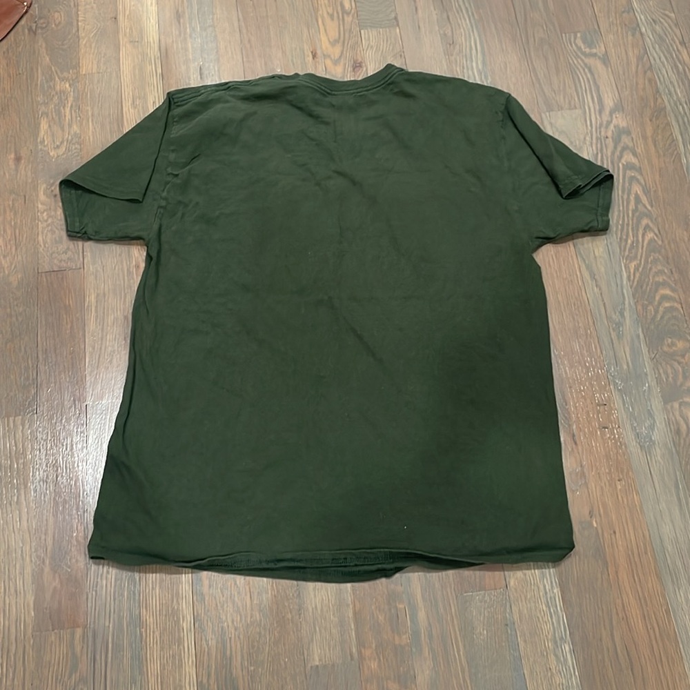Gildan Green and Yellow Short Sleeve Tee - Picture 3 of 3